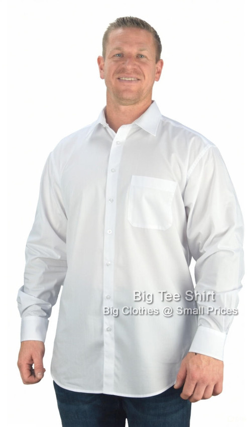 White Forge Richet Plain Long Sleeve Shirt 