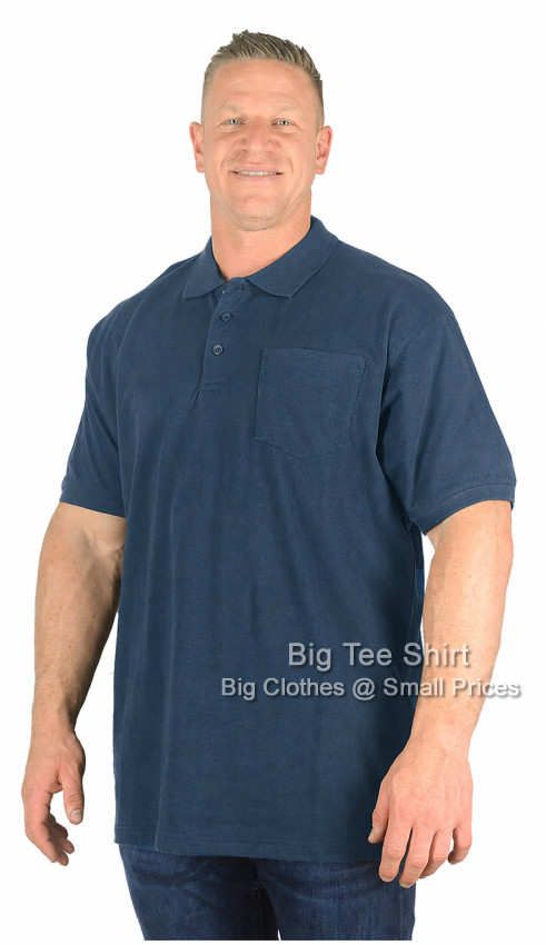 Denim Forge Howie Plain Pique Chest Pocket Polo Shirt 