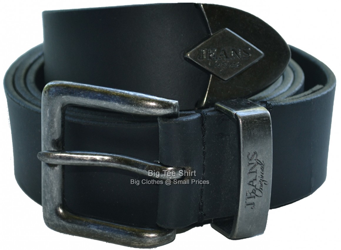 Black Kings Leather Jeans Belt (Tipped)