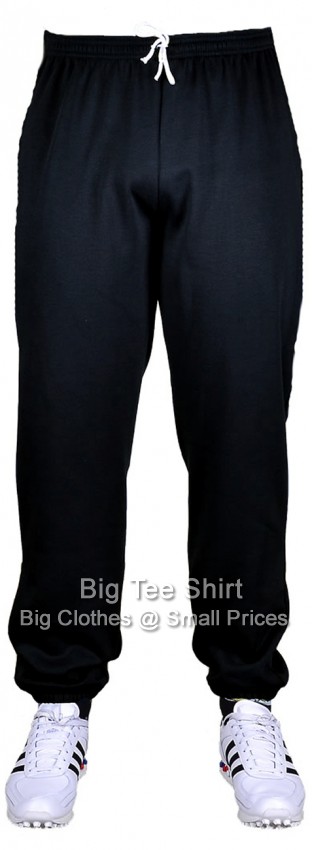 Black Big Tee Shirt Joggers (Elasticated Ankle)