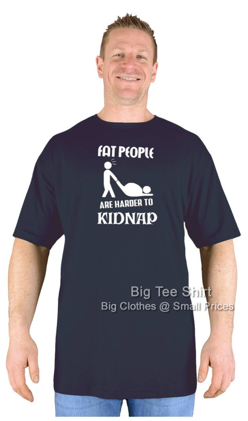 Black Big Tee Shirt Hard to Kidnap T-Shirt
