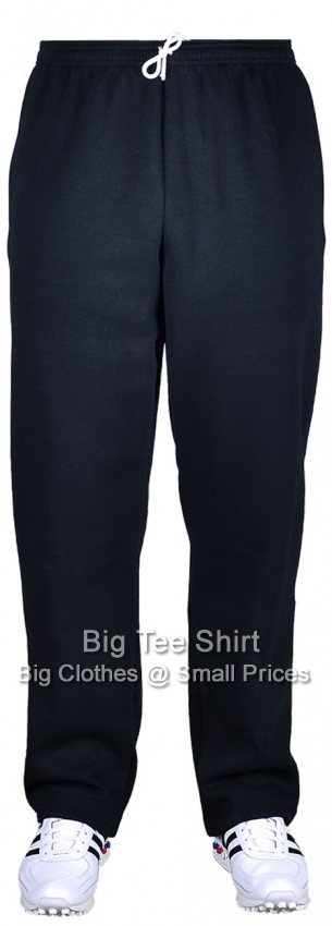 Black Big Tee Shirt Joggers (Straight Leg)