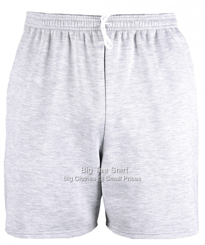 Grey  Marl Big Tee Shirt Plain Shorts