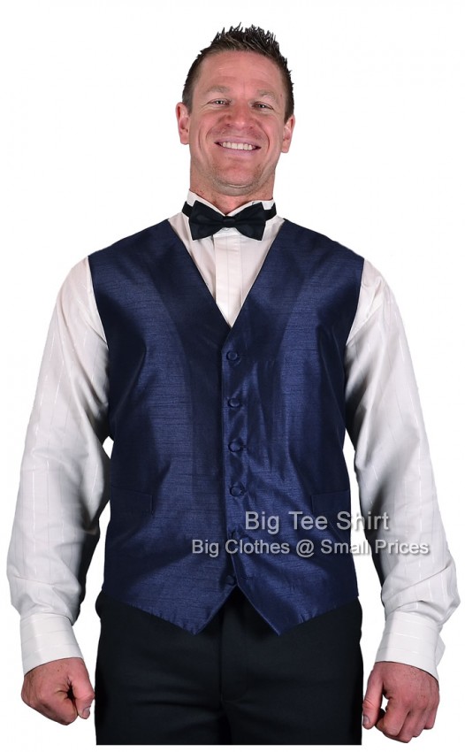 Navy L.A Formal Waistcoat Size 2xl 3xl 4xl