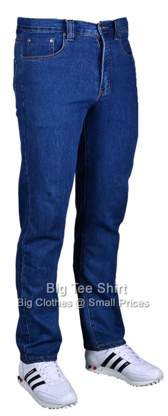 Stone Wash Kam 29 Inch Inside Leg Stretch Jeans 