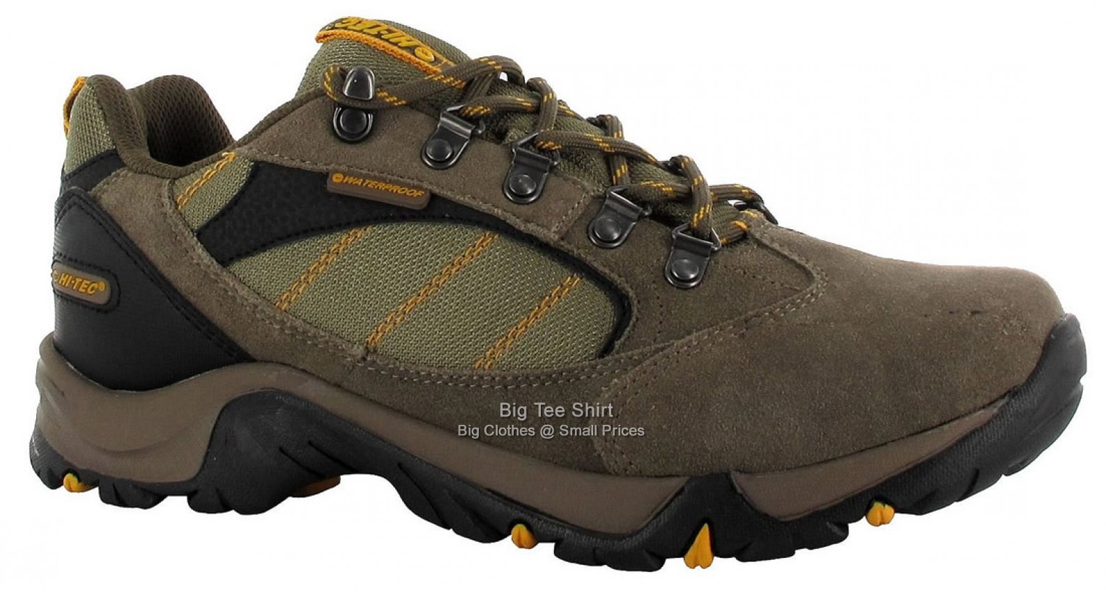 Smokey Brown Hitec Eagle Waterproof Hiking Walking Shoes