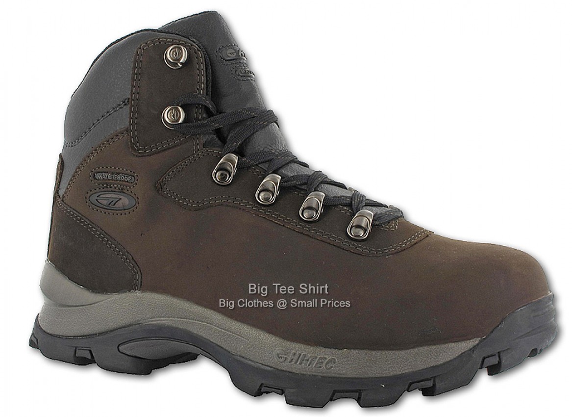 Dark Chocolate Hitec Altitude IV Waterproof Hiking Walking Boots