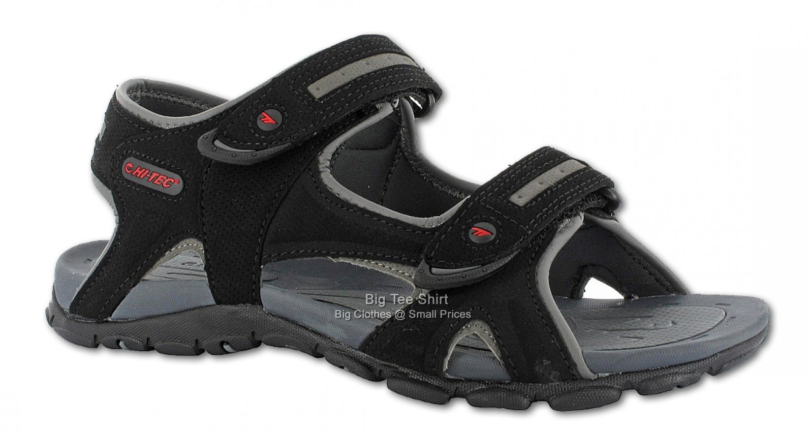 Black Grey Hitec Owaka Sandals