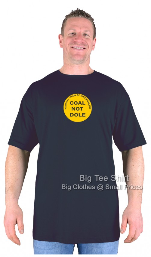 Black BTS Coal Not Dole Retro T-Shirt 