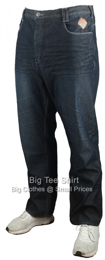 Dark Denim Kam Leo Fleece Lined 30 Inch IL Jeans 