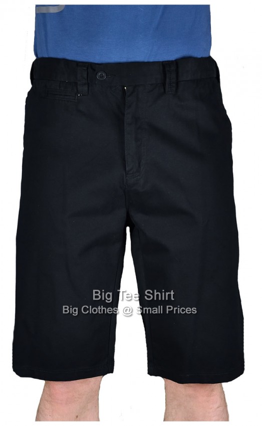 Black Kam Chertsey Flexi Waist Shorts