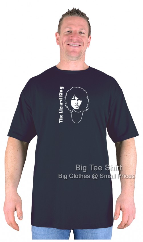 Black Big Tee Shirt Jim Morrison T-Shirt