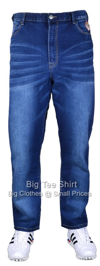 Blue Used Kam Rider Stretch Jeans