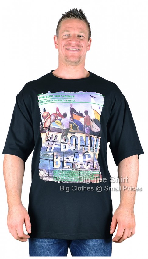 Black Brooklyn Hashtag Bondi T-Shirt