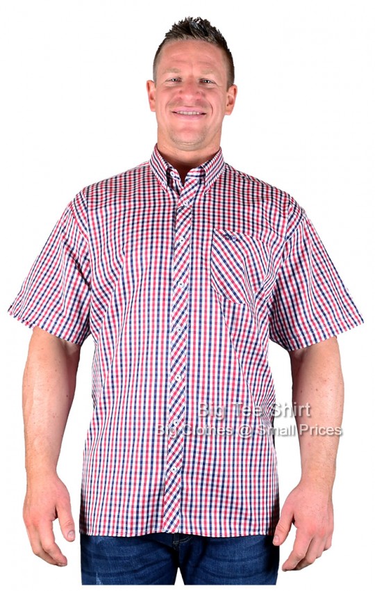 Red  Three Before Eight Dring Check Shirt