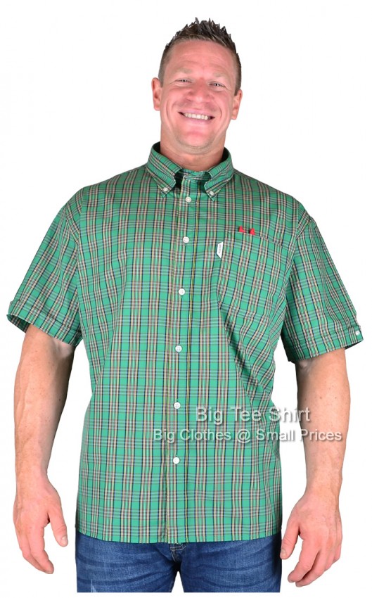 Green Red Brutus Roller Short Sleeve Shirt