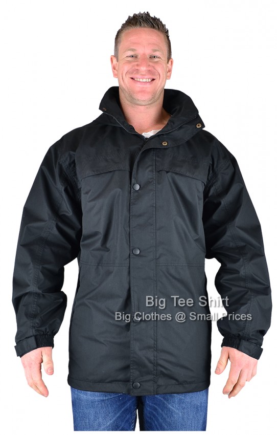 Black Force9 Holt Waterproof Coat  - EOL