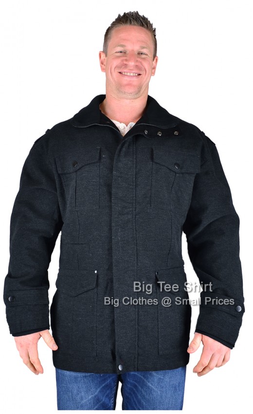 Black Kam Kent Jacket Coat 2xl  - EOL