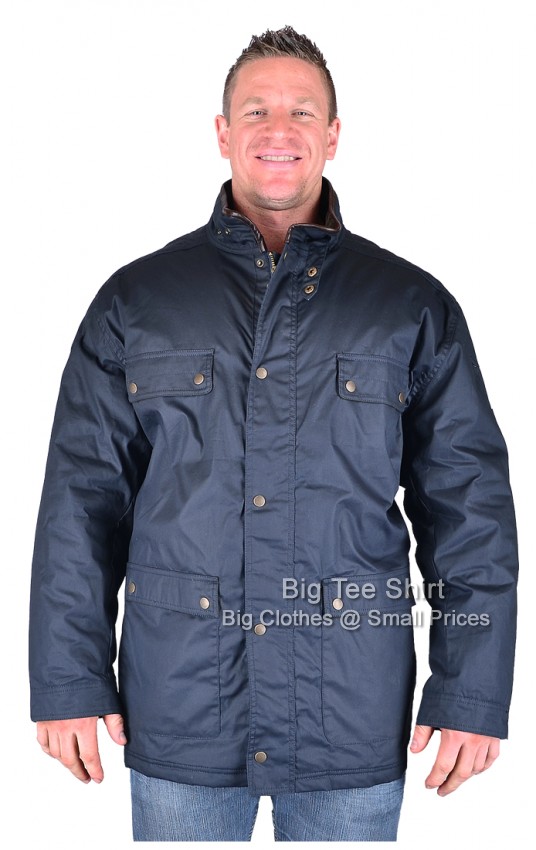 Navy Blue Carabou Coniston Jacket Coat