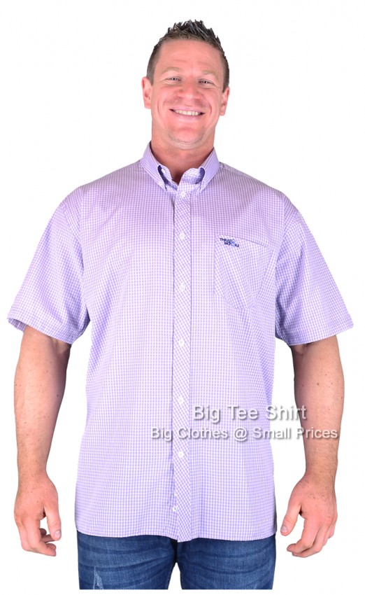 Lilac Three Before Eight Warker Check Shirt