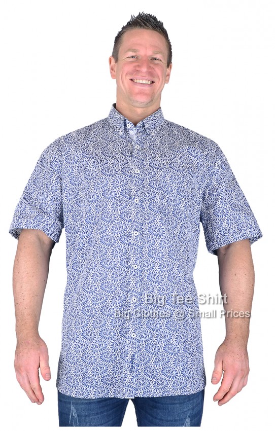 Blue Subterfuge Solar Short Sleeve Shirt