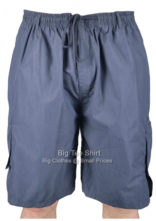 Dark Grey D555 Nick Cargo Shorts