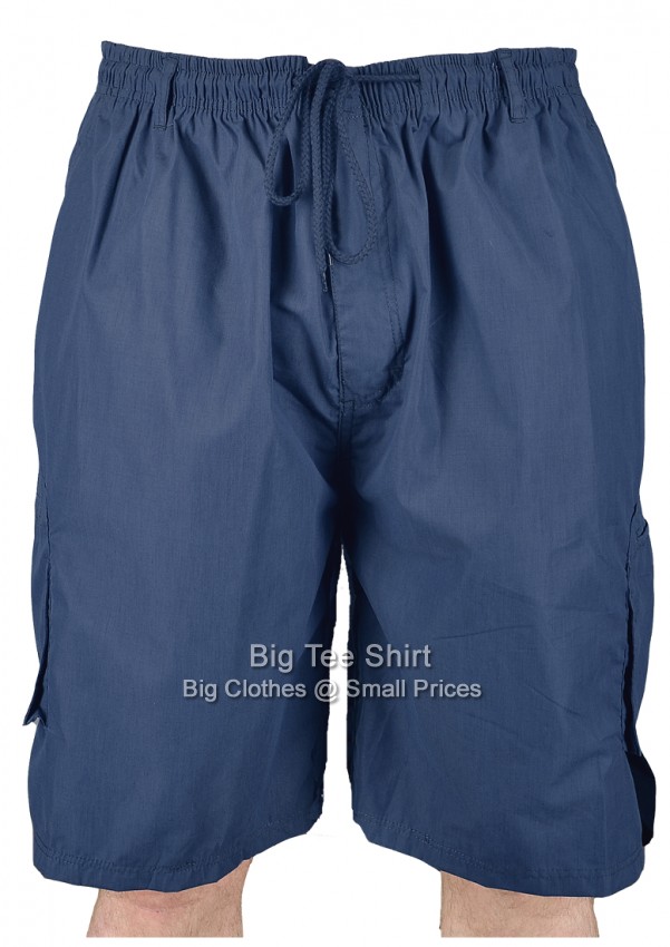 Navy Blue D555 Nick Cargo Shorts