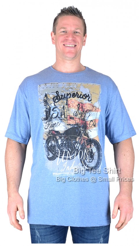 Blue Marl Espionage Craig T-Shirt