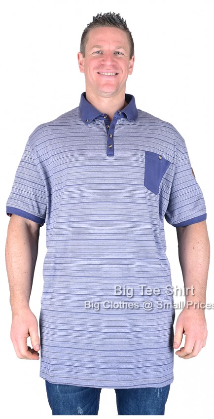 Blue D555 Atwater Polo Shirt