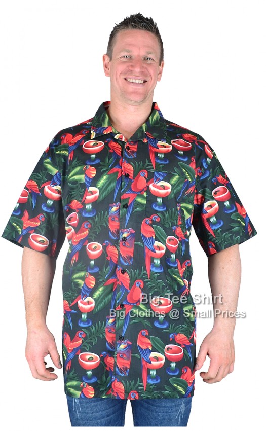 Multicoloured Espionage Parrot Short Sleeve Shirt