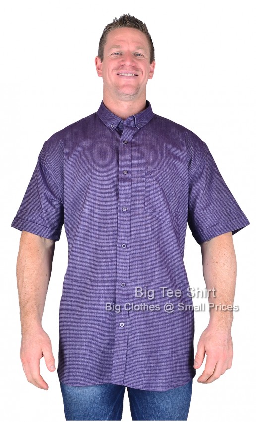 Purple Cotton Valley Ruben Short Sleeve Shirt