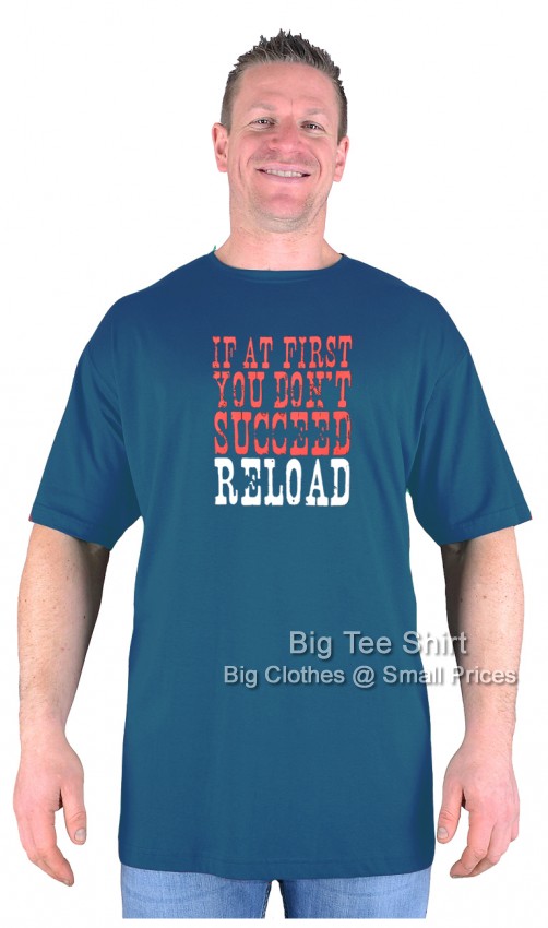 Petrol Blue Big Tee Shirt Reload T-Shirt