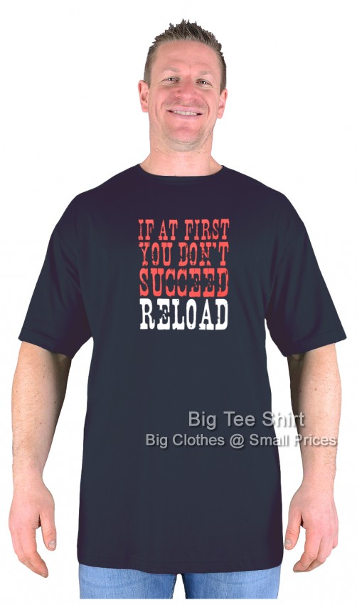 Black Big Tee Shirt Reload T-Shirt