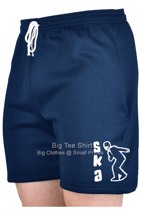 Navy Blue Big Tee Shirt Rudy Ska Shorts