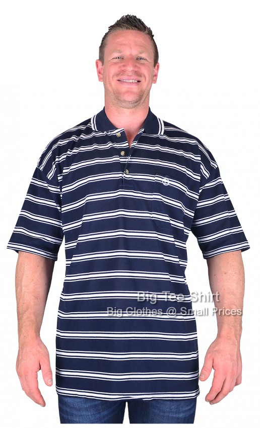 Navy Blue Brooklyn Clay Polo Shirt