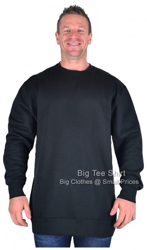 Black Kam Karlson Plain Sweatshirt