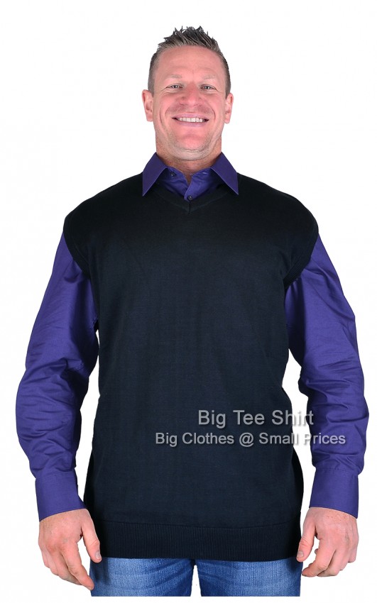 Black Espionage Bruce Tank Top Sizes 2xl to 8xl