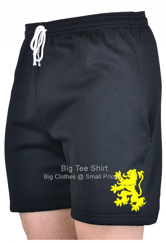 Scotland Black Big Tee Shirt Nation Shorts