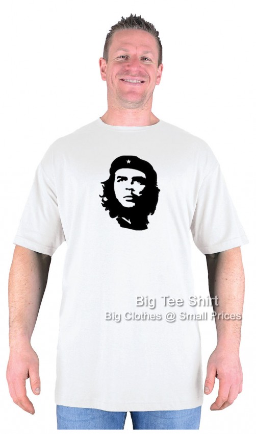 White Big Tee Shirt Che Guevara T-Shirt
