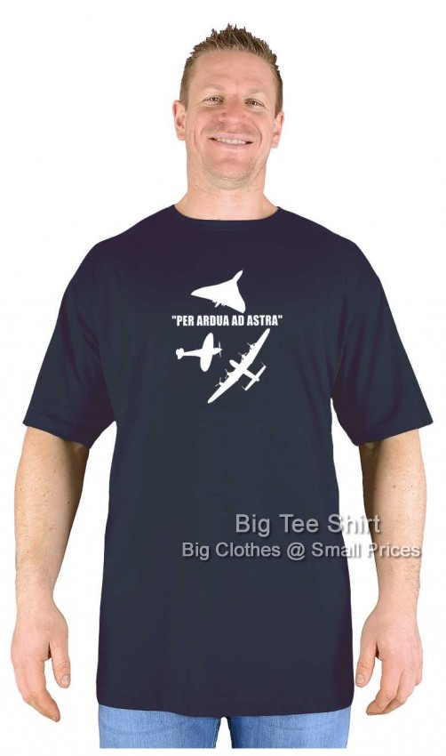 Black Big Tee Shirt Planes T-Shirt 