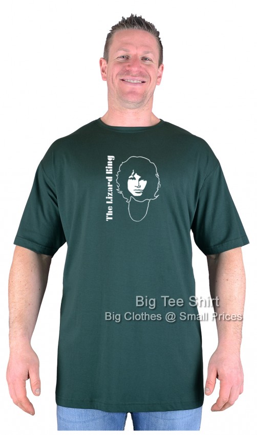 Bottle Green Big Tee Shirt Jim Morrison T-Shirt