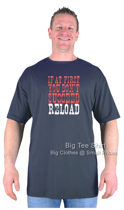 Charcoal Grey Big Tee Shirt Reload T-Shirt