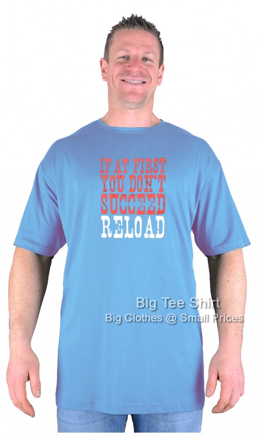 Soft Blue Big Tee Shirt Reload T-Shirt