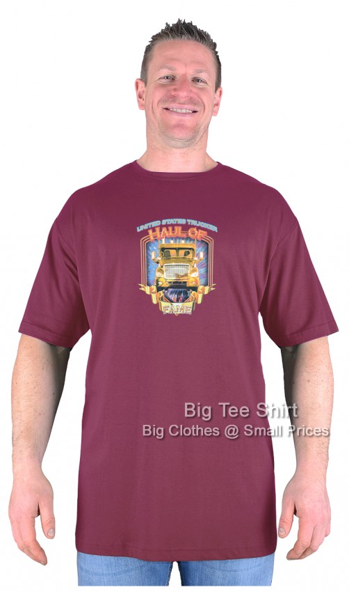 Wine Red Big Tee Shirt Big Haul T-Shirt 