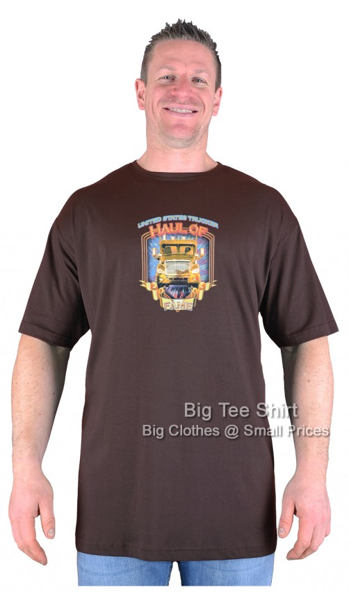 Chocolate Brown Big Tee Shirt Big Haul T-Shirt 