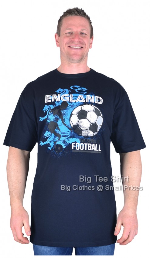 Navy Blue Metaphor Fens England T-Shirt