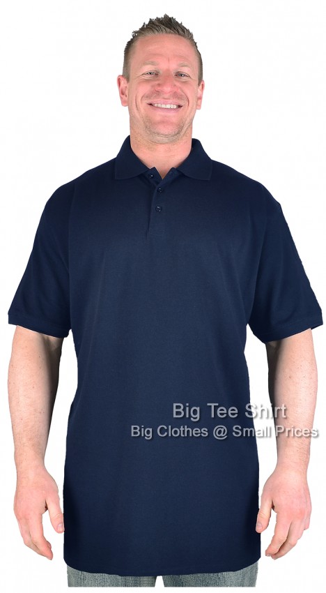 Navy Blue Metaphor Fern Polo Shirt