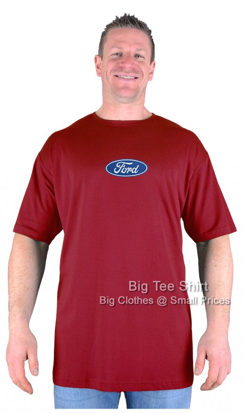 Burgundy Big Tee Shirt Loving Ford T-Shirt