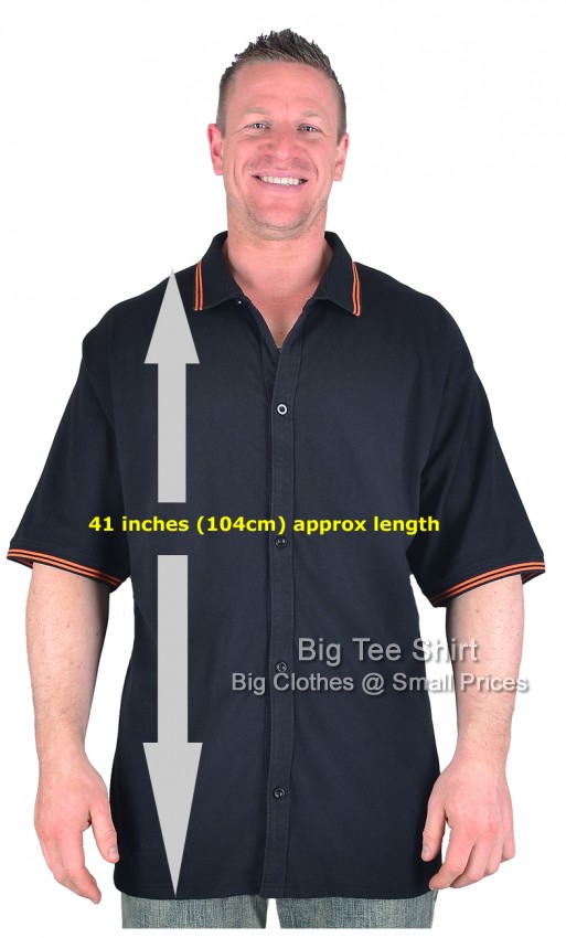 Black Big Tee Shirt Jules Extra Tall Polo Shirt