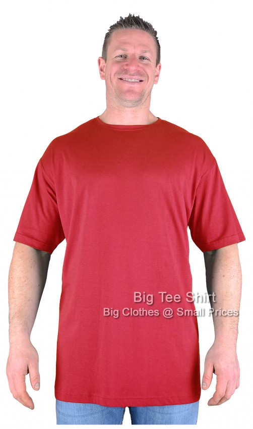 Red Big Tee Shirt Big Guy 9XL T-Shirts